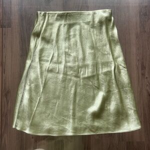 Babaton Slip Satin Mini Skirt
